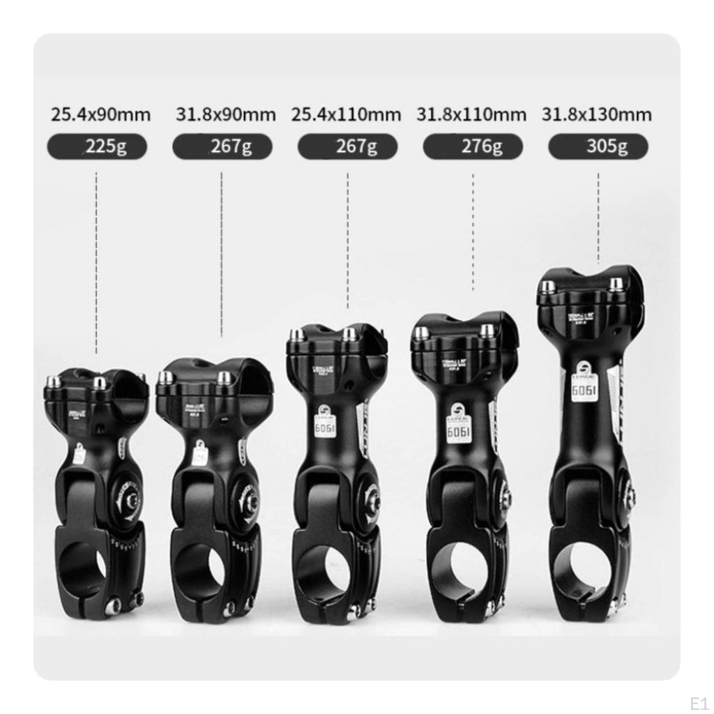 Handlebar Stem Riser Aluminum Alloy Adjustable Cast 25.490mm null Adj 60