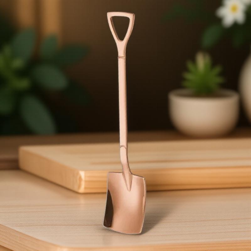 1PC 304 Stainless Steel Vintage Coffee Scoop Ice Cream Scoop Creative Tea Scoop Fruit Fork Fashion Cutlery Set