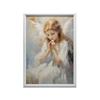 Charming Heavenly Guardian Charming Heavenly Guardian, 30X40 Cm, Light Oak Wooden Frame, 230 Gsm Matte Paper