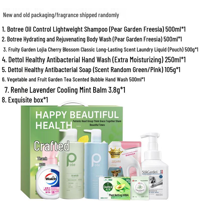 Walch Healthy Antibacterial Hand Soap & Care Set