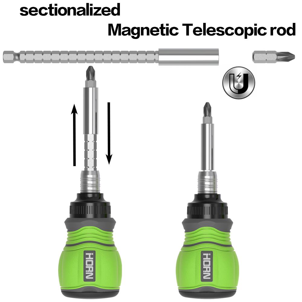 1 Satz 11-in-1 Ratschenschraubendreher-Set, Präzisions-Mehrbit-Ratschenschraubendreher, Schlitz/Phillips/Pozi/Torx Heimwerkerwerkzeuge