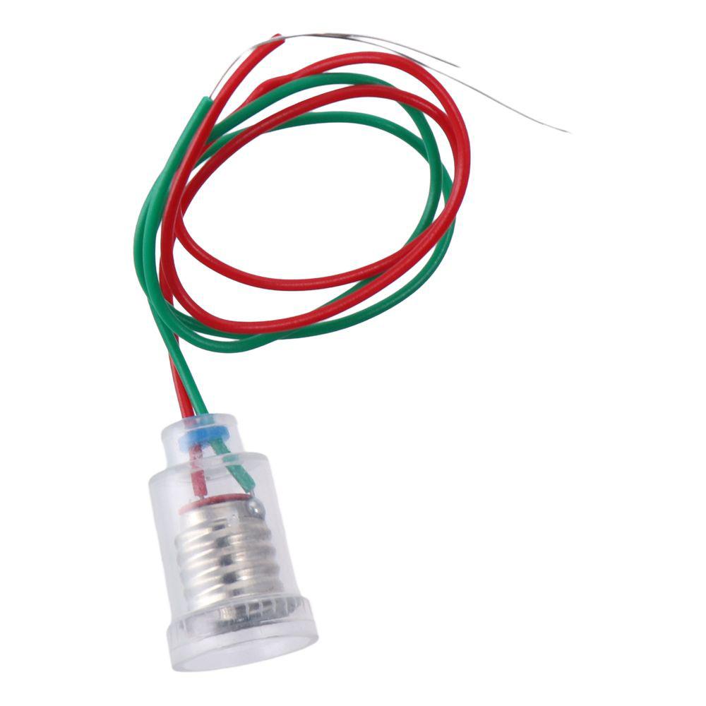 12pcs Transparent E10 Screw Mount Bulbs Holder Aluminum LED Light Lamp Socket Worker