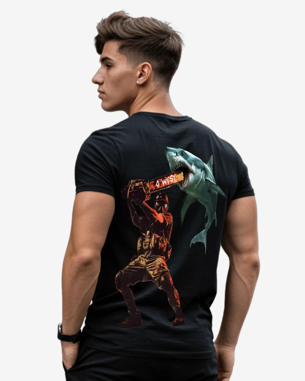 G West Regular Fit Big Catch T Shirt S