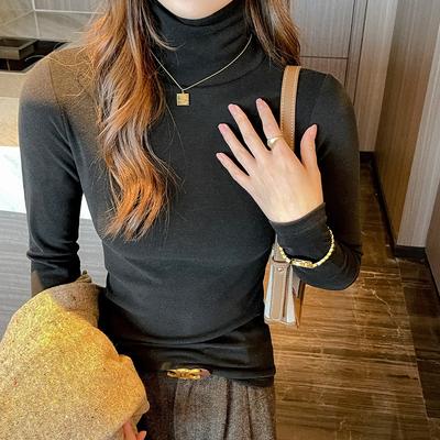 Women's Autumn and Winter High Neck Inner Long Sleeve Top