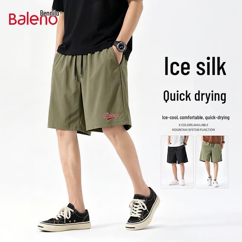 Baleno Men s Loose-Fit Ice Silk Athletic Shorts XL