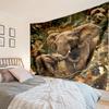 Elephant In Autumn Forest Tapestry, Unique Design Tapestry, Wall Decor for Bedroom,Livingroom, Playroom,Heartwarming Fan Holiday Gifts