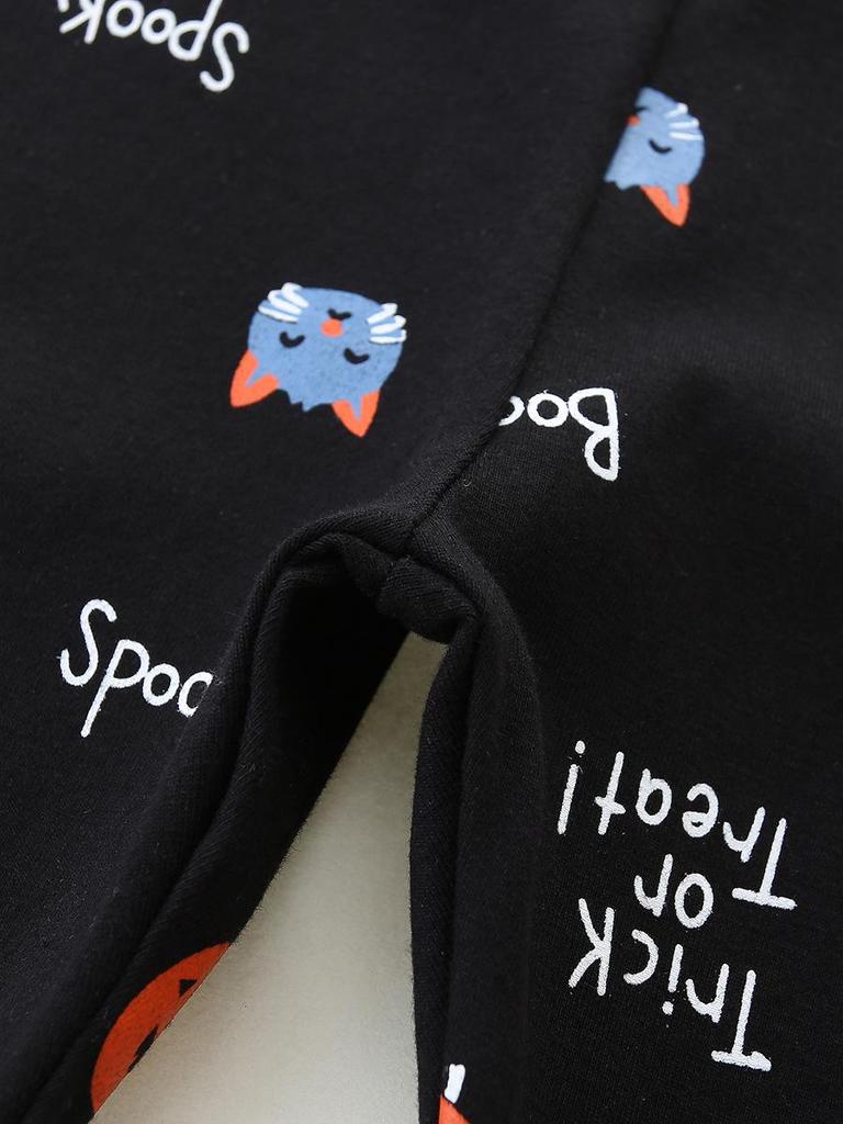 25 New Autumn Girls' Leggings: European & American Style Cute Print Long Pants for Kids