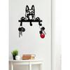 German Shepherd Metal Hook Easy Install Black Coated Hanger for Kitchen Bathroom Bedroom Garage