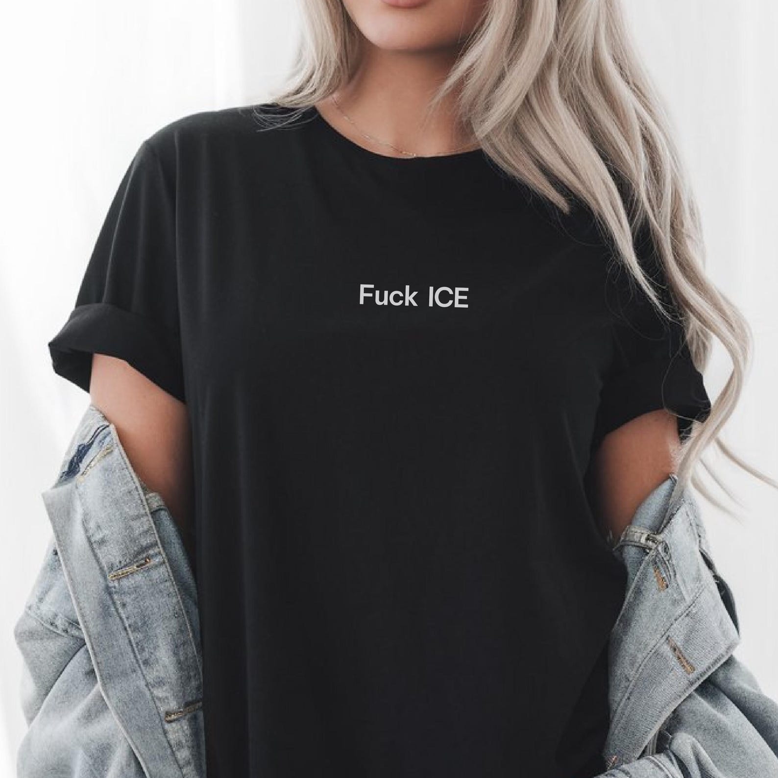 Fuck ICE T-Shirt, Pro-Immigrant Social Justice Tee, Fuck Trump, No Kings Shirt, Anti Faciat, Anti ICE, Protest Shirt, Anti Trump L