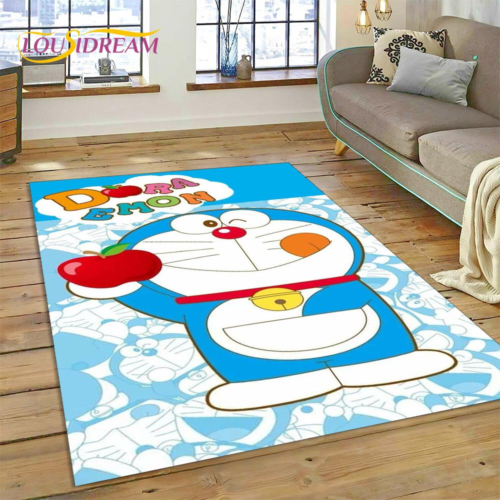 3D Cartoon Dream D-Doraemon Anime Rug Carpet for Living Room Bedroom Home Decor,Floor Mat Non-slip Decoration for Sofa Doormat