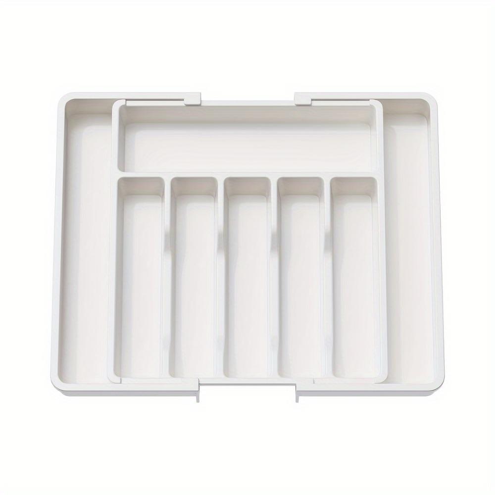 Silverware Drawer Storage Box Expandable Kitchen Tableware Tray Adjustable Tableware Rack Tableware Storage Box