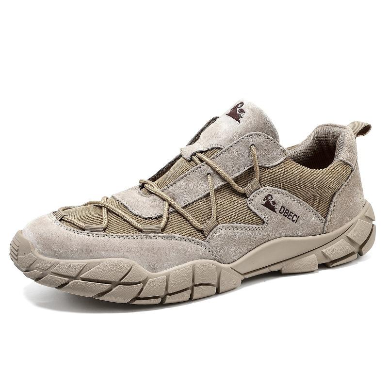 Men's Breathable Hiking Shoes, Men's Low-top Outdoor Wear-resistant and Anti-slip Casual Shoes