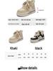 2025 Women's Korean Style Fleece-Lined White Sneakers - Thick-Soled Winter Sports Shoes M019
