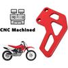 Dirt Bike Chain Guide Aluminum CNC for XR100R 1985-2003 XR80R 1985-2003 CRF100F 2004-2013 CRF80F 2004-2013 Red