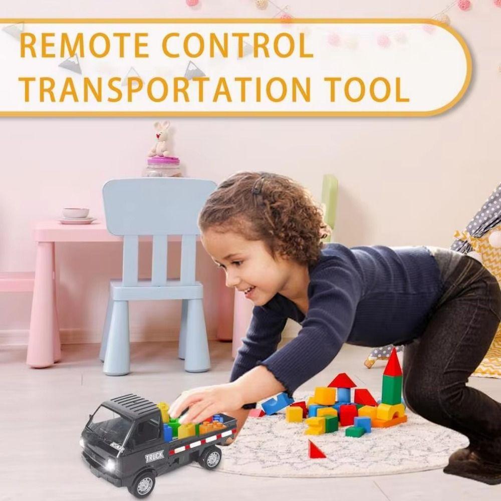 Light Music Engineering Vehicle Simulation Remote Control Forklift Truck  Boys Toys