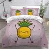 3D Printed Boutique Bedding Set Cartoon Animal 3-Piece Set for Children and Adults Full Size Soft 100% Microfiber Zipper