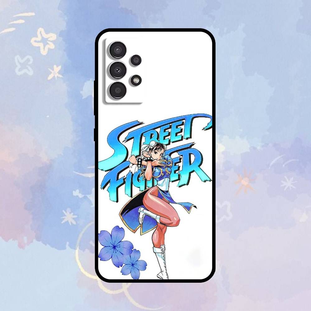 

AAA Chun-Li Game S-Street-F-fighters Phone Case For Samsung Galaxy A73,A72,A71,A70,A53,A52,A51,Others Soft Black Cover Samsung a12