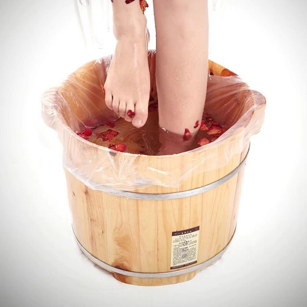 240Pcs Thicken Foot Tub Bags Transparent Bath Basin Bags Eco-Friendly Foot Spa Bags  Skin Care
