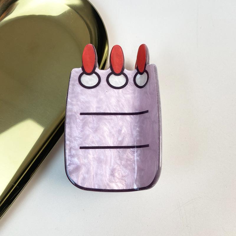 Einfache und kreative Haarklammer mit Schreibwarendesign Lineal Bleistiftform Einzigartige Haarspange Schildkröte lustige Haarschmuck für Frauen