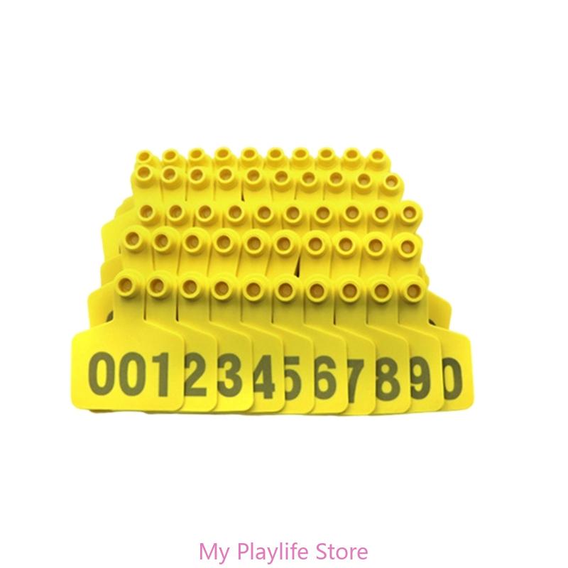 

Номер ушной бирки для скота Знак 001-100 Идентификация ушных бирок для крупного рогатого скота Щипцы для ушных бирок Номер знака для сельскохозяйственных животных