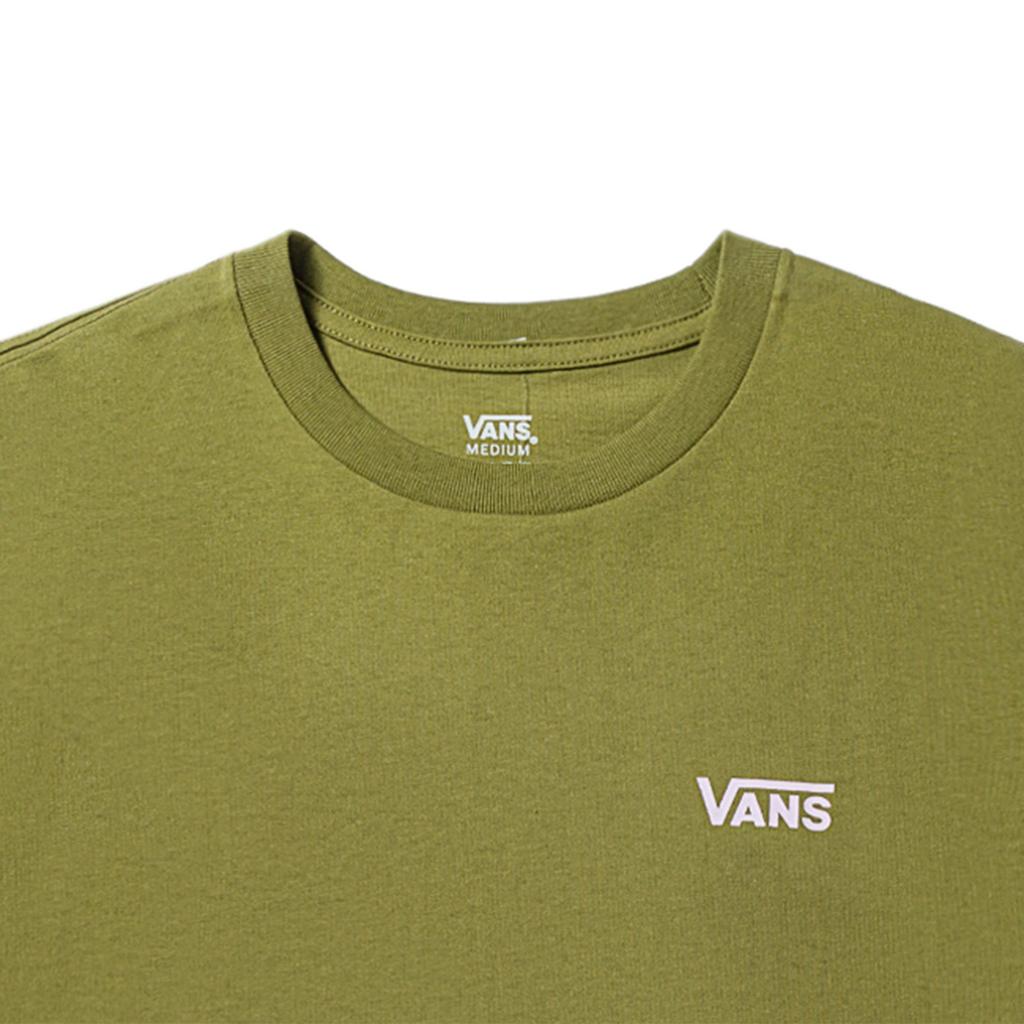 Vans Checkerboard Print Crew Neck Short Sleeve T-Shirt Women Tops Green VN000BYVC89