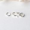 Solid 925 Sterling Silver S-shaped Clasp Hook with Closed Jump Ring, for Necklace / Bracelet Jewelry diy Components