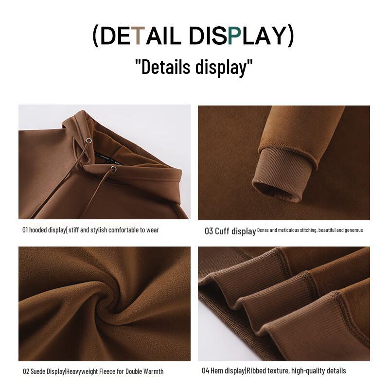 Jeanswest Z Men's Fleece-Lined Heavyweight Loose Fit Hoodie ANJ15