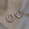 1 Pair Earrings Female High-grade Sense of minority temperament cold wind ear drop ears jewelry