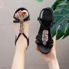 Fashion Black Outdoor Woman Shoes Designer Anti Slip Hot Cheap Liquidation Casual Low Price Wholesale Chic and Elegant Sandals for Women
