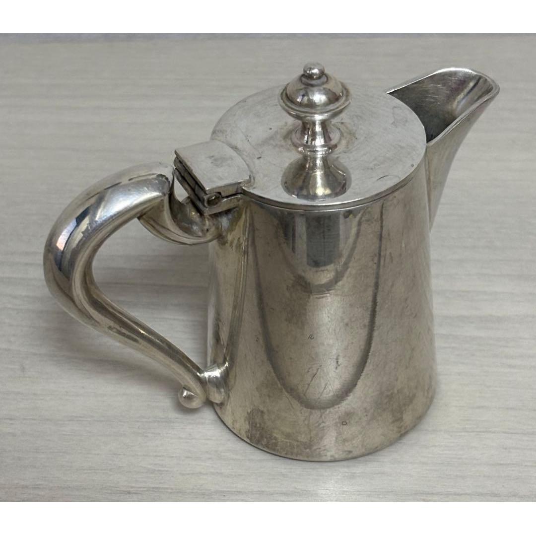 Used Antique silver creamer milk pot milk pitcher