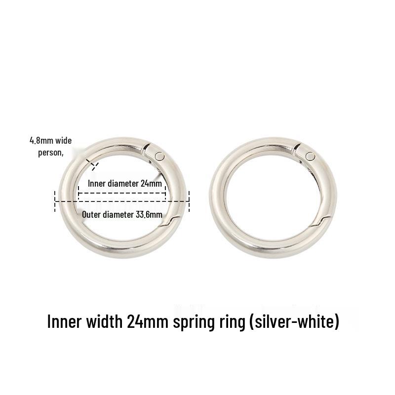 

Metal Buckle Repair Kit: Round Ring, Hook, Keychain & Spring Ring Accessories