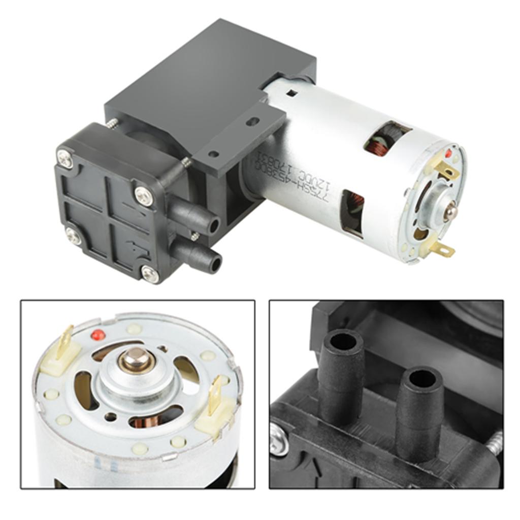 12V Pump DC12V 42W Mini Small Oilless Vacuum Pump ‑85KPa  40L/min Mini Pump Vacuum Pump Oilless Pump Pump