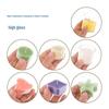 PC Tea Light Candle Holder: Flame Retardant Heart-Shaped Clear Plastic Cup