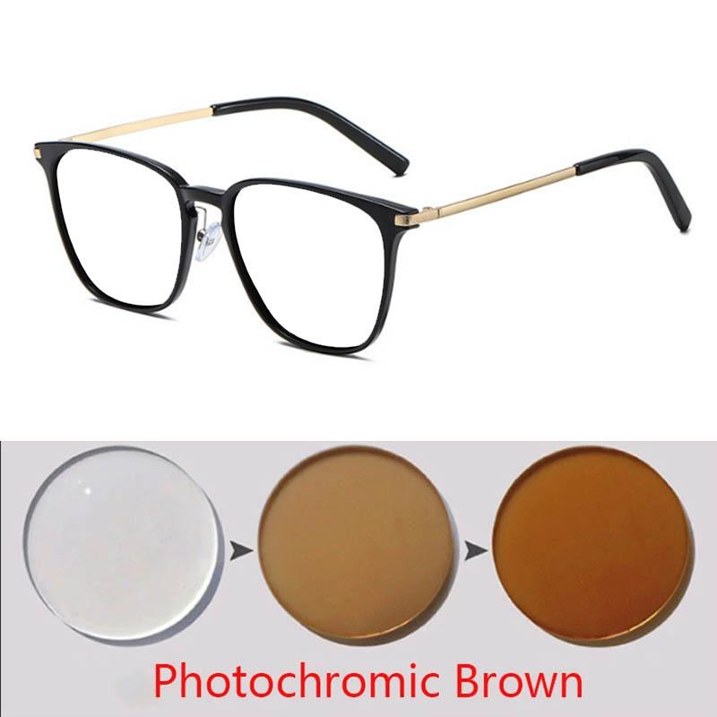 Gray Lens Minus Sunglasses Women Anti-Uv Men Short-Sight Spectacles Prescription 0 -0.5 -0.75 To -6.0