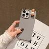 Cute 3D Cartoon Lying Cat Lychee Pattern Leather Phone Case For iPhone 17 16 15 14 13 12 11 Pro Max Plus X XS Lovely Soft Cover