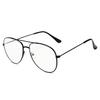 Classic Gradient Metal Frame Pilot Sunglasses for Men Women Trendy Yellow Brown Lens Beach Vacation Glasses