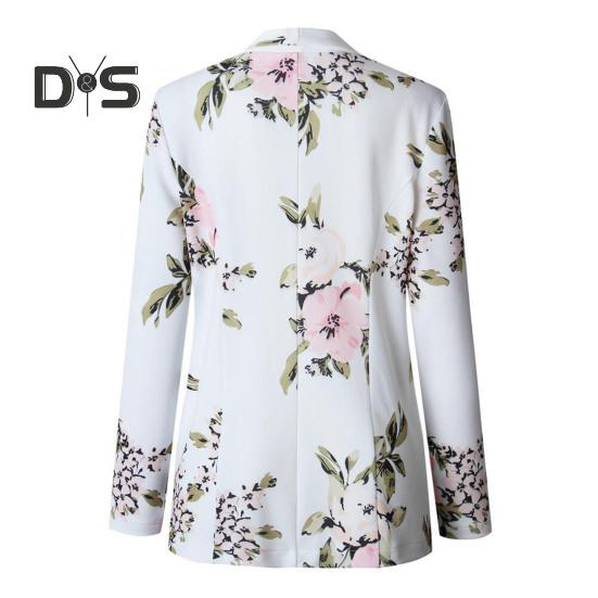 floral long blazer