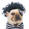 Pet Dog Funny Show MOE Wig Explosives Head With Fringe Small Braids Wig