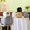 Plush Square Cat Toy Stuffed Animal Doll Cartoon Bedroom Decoration Kids Gift