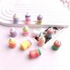 3D Resin Macaron Color Milk Bottle for DIY Jewelry