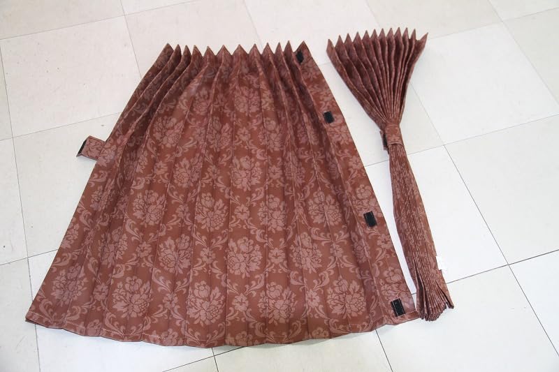 Diese Mittelvorhänge für LKW sind 160 cm lang und haben Julia Rose Braun Sie sind 120 cm breit x 160 cm lang einer für jeden und werden mit diesen geliefert