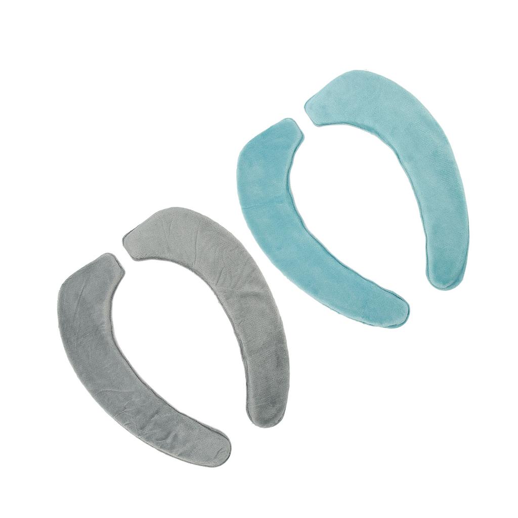 2 Stück Toilettenwärmerbezug Weich Bequem Warm Waschbar Selbstklebend Flanell Toilettensitzbezug Cu