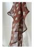 Smart Polka Dot Silk Scarf: Luxury Georgette Mulberry Shawl for Women - Spring/Summer Multifunctional Accessory