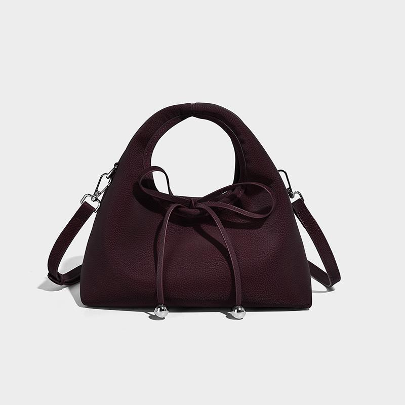 Korean Style Handbag Small Tote Bag Women's Bag 2025 New Matte Niche Small Square Bag Versatile Simple Shoulder Crossbody Bag
