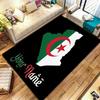 Algeria Flag Custom Name Carpet Rug For Living Room Bedroom Home Sofa Decoration,Kids Play Non-slip Floor Mat