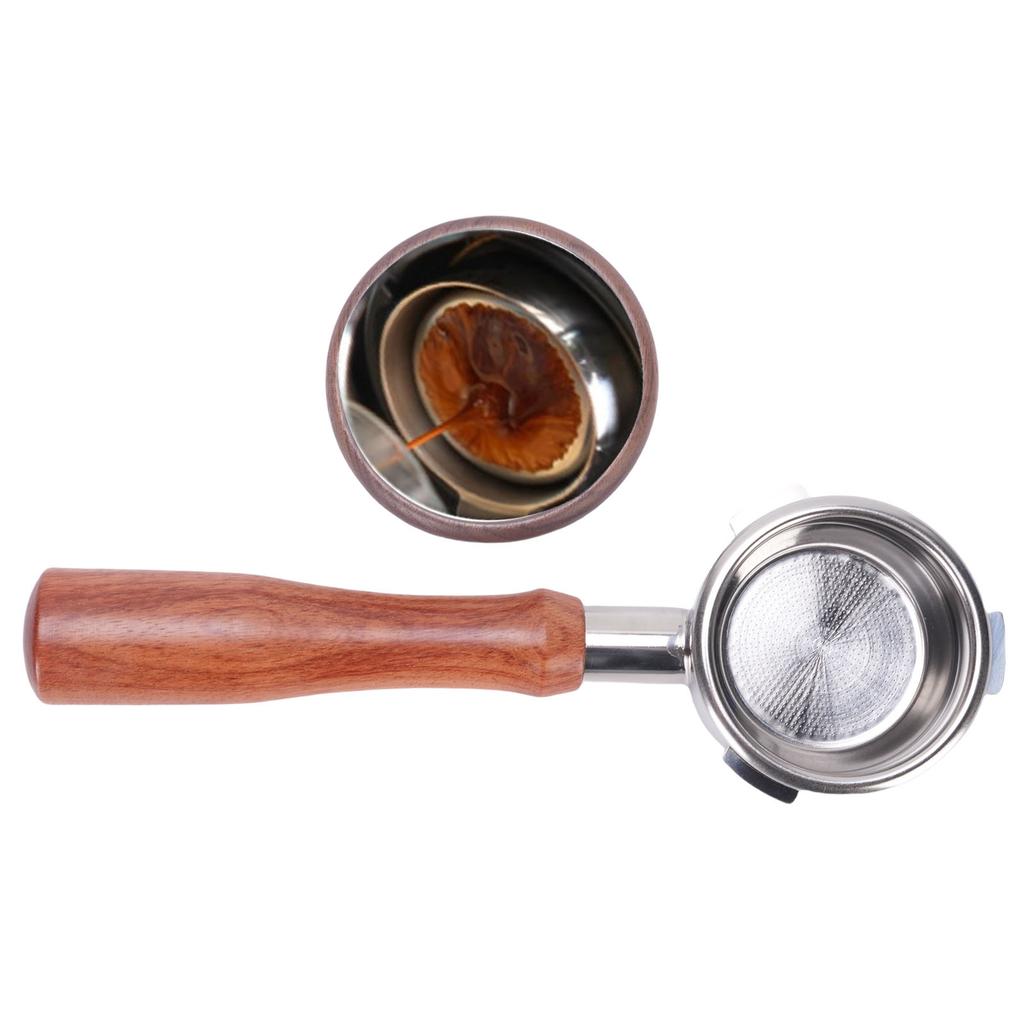 58mm Bottomless Portafilter Fit for Petrus Coffee Machine Stainless Steel Coffee Bottomless