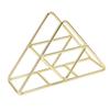 Napkin Holder Fashion Thickened Widened Triangular Freestanding Metal Wrought Iron Vertical Tissue
