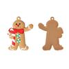 12pcs New Gingerbread Man Christmas Tree Hanging Pendant Wooden Funny Xmas Tree Ornament Home Decoration Kid Gift New Year Decor