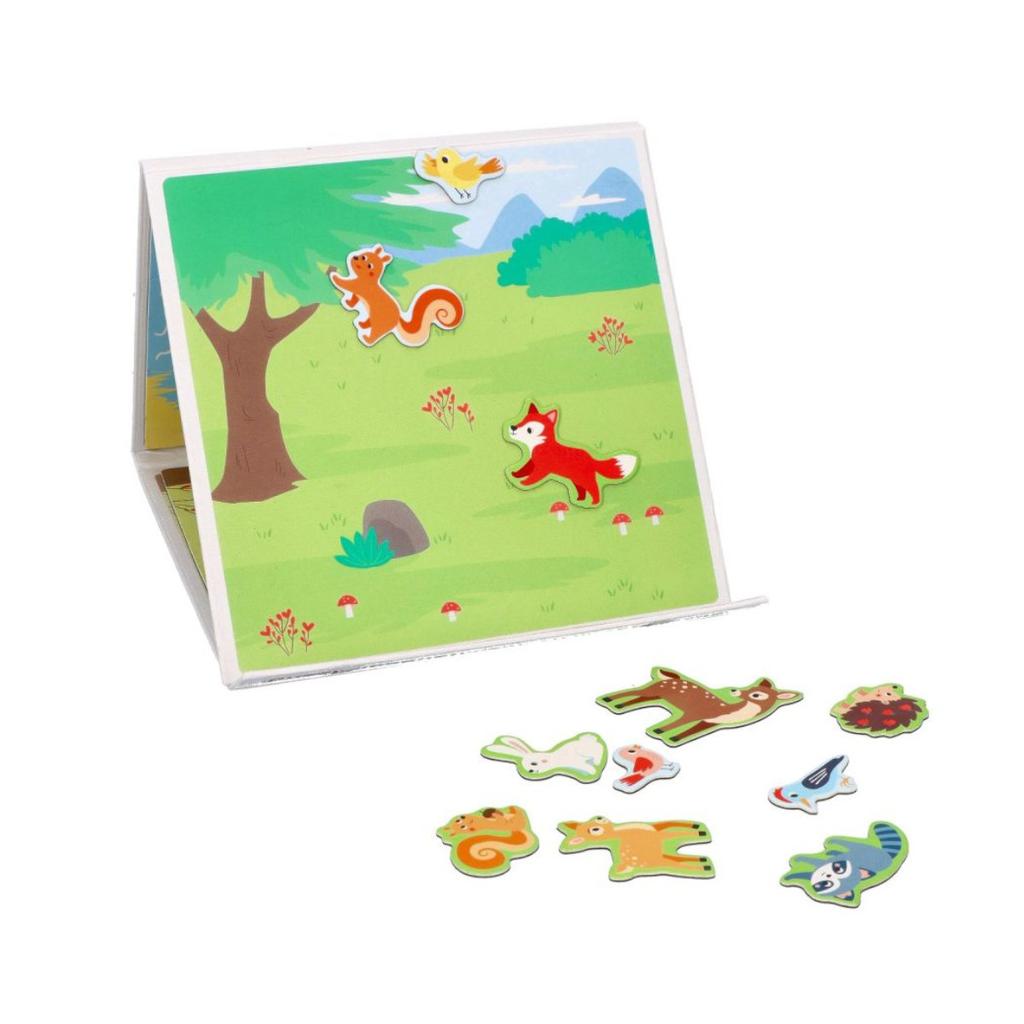 Puzzle Magnetyczne - Leśne Zwierzęta