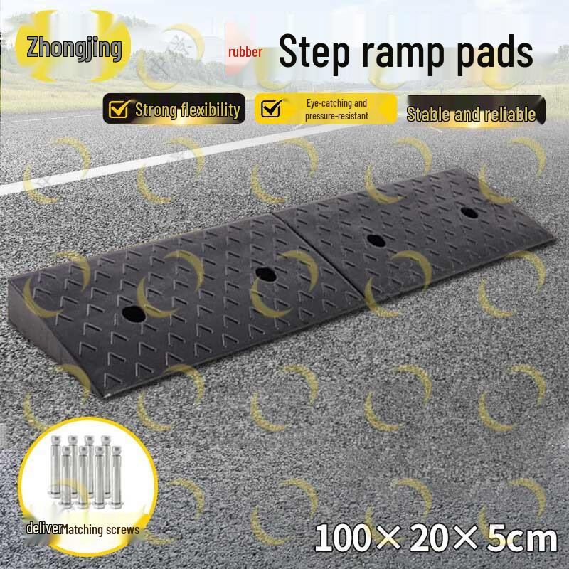 Heavy-Duty Rubber Curb Ramps